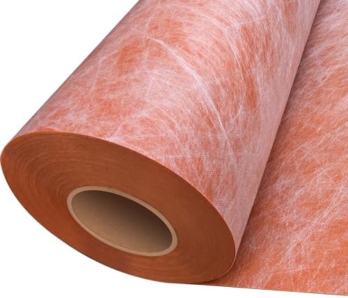 Waterproof Membrane 23.6mils 3.3x98.4'/323 Sq Ft Tile Membrane for Shower