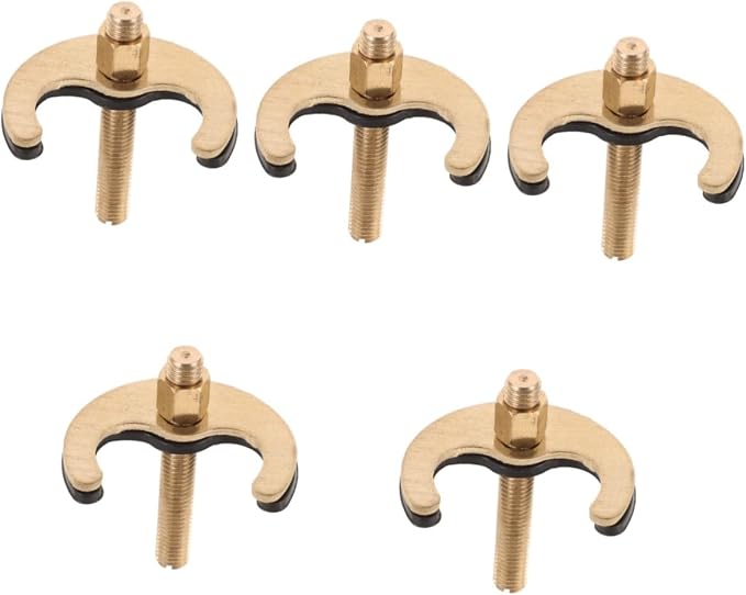 jojofuny 5sets Sturdy Faucet Nut for Kitchen Sink Installations Loosing Cap for Faucet Fixing Fitting Kit Easy Mounting