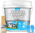 Waterproof Sealant - 70oz Water-Based Transparent Waterproof Coating, Invisible Water Proof Agent Indoor & Outdoor, Anti-Leakage Water Sealant for Roofs, Walls, Bathroom, Kitchen, Terraces, Garden