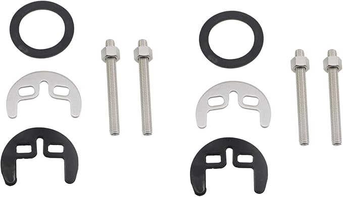 2 Sets Double Hole Tap Fixing Kit Bathroom Fixture for Kitchen Sink and Bathroom Basin Repair