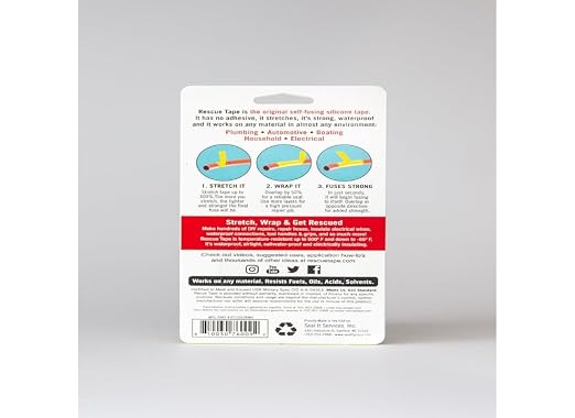 Rescue Tape 1" X 12' ORG
