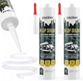 Non-Leveling RV Roof Sealant, Lap Sealant for RV Roofs, Windows, Skylight, Non-Sag RV Roof Sealant, Waterproof Clear RV Sealant, RV Caulking Sealant for Vertical Surface Leak Repair