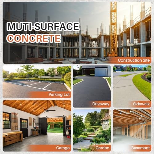 Concrete Crack Filler, Self-Leveling Magic Crack Filler for Concrete, Waterproof Repair Sealant for Cement Driveways, Patio, Sidewalk, Indoor & Outdoor, High Elasticity and Quick-Drying