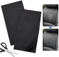 2PCS 8×4 Inch PU Leather Patch for Car Seat Repair, Self-Adhesive Leather Repair Patch Tape for Vinyl Leather Upholstery, Car Seat Furniture Repair Kit (Black)