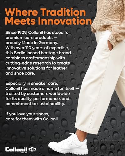 Collonil Dirt Protector XL – Fluor-Free Shoe Protector Spray 13.53 fl oz – White Shoes Protector & Stain Guard for Canvas, Tennis Shoes & Sneakers – Water Repellent – Made in Germany