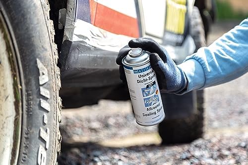 WEICON Allround Sealing Spray 400ml / 13.5oz | Waterproof Sealant for Indoor & Outdoor Use | Ideal for Boat, Car, Motorcycle, Caravan | Industrial Grade (Black, 400ml / 13.5oz)
