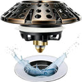 AzWzz Bathtub Drain Stopper,Pop Up Tub Stopper Plug with Hair Catcher Cover
