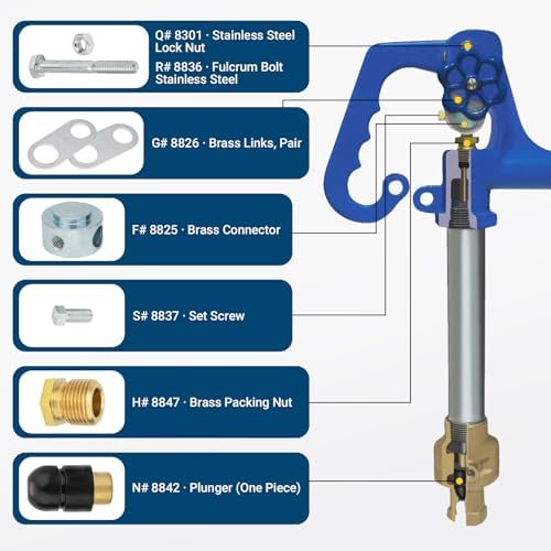 Frost Free Hydrant Repair Kit Compatible with Campbell MfrPartno HPK-1