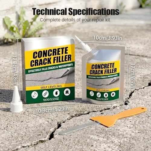 Waterproof Concrete Crack Filler & Sealant (2)