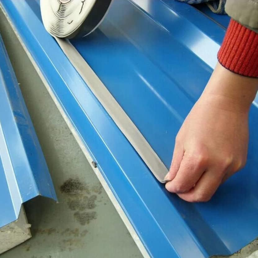 Butyl Tape, 1/2 in x 30 ft White Waterproof RV Sealant Tape, 1 Pack | Non-hardening waterproof butyl rubber seals RV windows, roof leaks, pipe fixtures and EPDM patches; no caulk gun needed.
