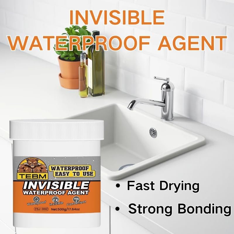 Waterproof Sealant – DIY Leak Repair Coating for Flat, Metal & Low Slope Roofs, Foundations, Gutters & More – Flexible Protective Membrane