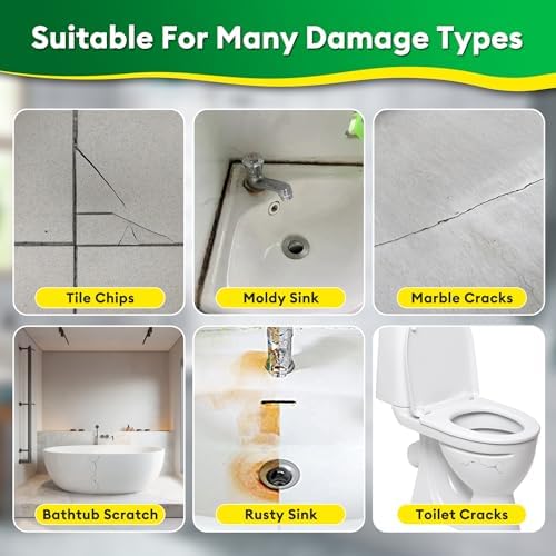 Fiberglass Repair Kit, Porcelain Sink Repair Kit, Waterproof