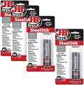 J-B Weld 8267 SteelStik Steel Reinforced Epoxy Putty Stick - 2 oz.(Pack of 4)