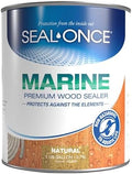 Seal-Once Marine Waterproof Wood Sealer and Stain, Natural, 1 Gallon