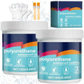 Polyurethane Waterproof Coating, Firelye Polyurethane Waterproof Coating Sellador, Invisible Waterproof Anti-Leakage Agent, Indoor & Outdoor Waterproof Coating (2Sets, White)