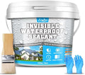 Waterproof Sealant - 35oz Water-Based Transparent Waterproof Coating, Invisible Water Proof Agent Indoor & Outdoor, Anti-Leakage Water Sealant for Roofs, Walls, Bathroom, Kitchen, Terraces, Garden