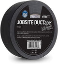 IPG JobSite DUCTape, Colored Duct Tape, 1.88" x 60 yd, Black (Single Roll)