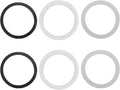 TEHAUX 6pcs Kitchen Sink Strainer Kit with 110mm Seal Ring, 83mm Nut, and 87mm Rubber Washer Set for Drain Assembly and Plumbing Repair