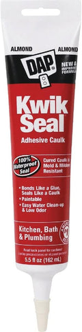 Dap Kwik Seal 5.5 Oz. Almond Kitchen & Bath Adhesive Caulk - 1 Each