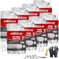 Dongxw Concrete Crack Filler, 8 PCS Cement Crack Repair Sealant, Self Leveling Concrete Filler for Driveways, Walkways, Patios, Outdoor Joint Repair Waterproof