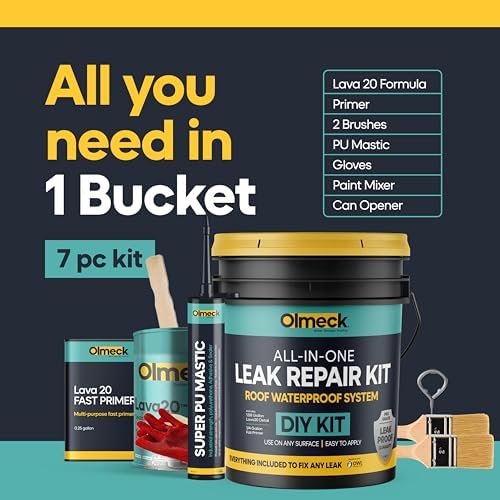 Waterproof Liquid Rubber Sealant Kit for Roofs and Gutters