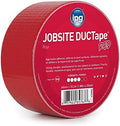 IPG JobSite DUCTape, Colored Duct Tape, 1.88" x 20 yd, Red (Single Roll)