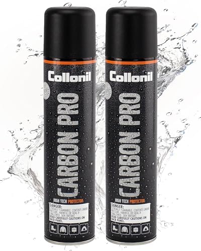 Collonil Carbon Pro XXL – Universal Shoe Protector Spray 2x 10.1 fl oz – Waterproof & Stain-Resistant – PFAS-Free Suede Protector for Shoes, Boots, Backpacks, Jackets & Tents – Made in Germany
