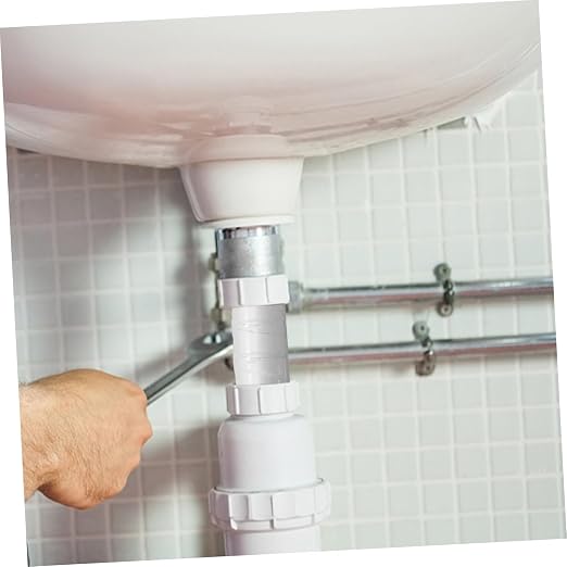 Luxshiny Water Leak Tape Wide Plumber Tape Heavy Duty Adhesive Seal for Hose Repair White Thick