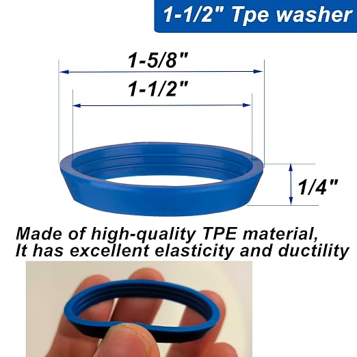 (20 Pack) Yariwiz Nut (10 PCS) & Washer (10 PCS) for Kitchen Sink Drain