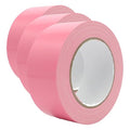 Heavy Duty Duct Tape 2 Inch X 33 Yards, 8.5 Mil Thickness, Multi Purpose Pink Duct Tape, No Residue, Waterproof and Tear by Hand - for Repairs, Industrial, Professional Use (Pack of 3)