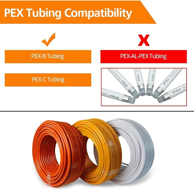 12 Pack 3/4" × 3/4" × 1/2" Brass PEX TEE Fittings | for PEX Pipe in Plumbing Jobs