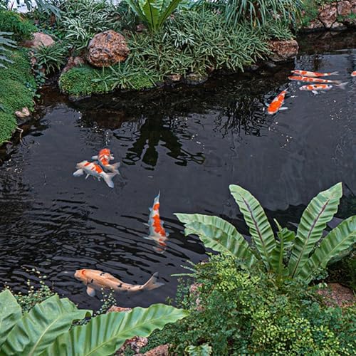 Adroiteet 15 x 25 FT Pond Liner, Fish Pond HDPE Liner, Pond Liners for Outdoor Ponds, Koi Ponds, Garden Fountain, Waterfall