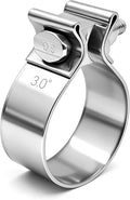 3 Inch Exhaust Clamp, Narrow Band Muffler Clamps Stainless Steel 304 for 3" OD Exhaust Pipe, Muffler, Elbow, Exhaust Tubing Connection, Catalytic Converters (1PCS)
