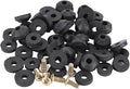 58Pcs Bathtub Faucet Repair Set Flat and Beveled Faucet Washers Repair Kit Rubber O-Ring for Kitchen Tap Or Bathroom Sink Leak