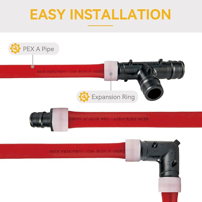 30Set GUOFIS 1/2"PEX-A Expansion Poly PPSU Fitting