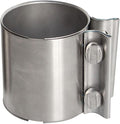 2.5 Inch Butt Joint Exhaust Clamp Band Clamp | 304 Stainless Steel Sleeve Coupler