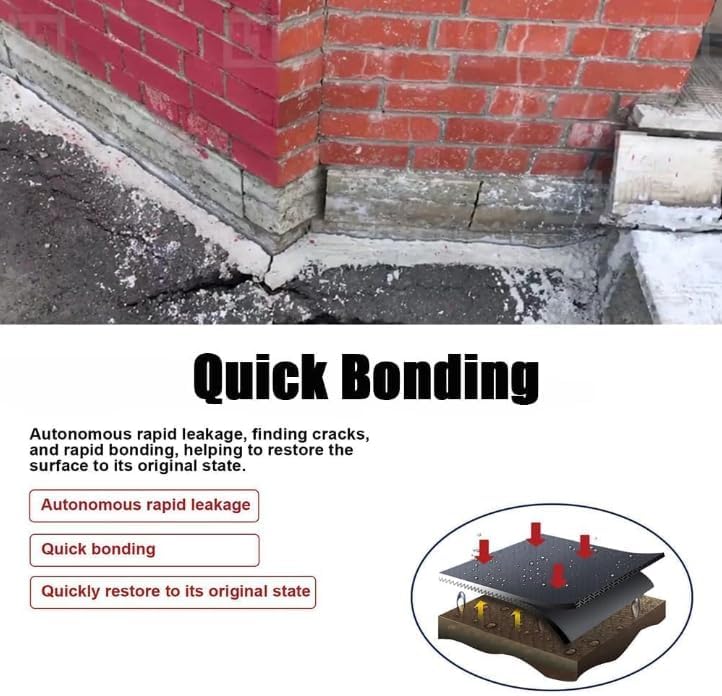 Leak Sealant Spray, Leak Repair Waterproof Sealant Sprays with Brush, Multi-Surface Leakrepair Indoor and Outdoor Waterproof Coating, Fast Drying, Easy to Apply