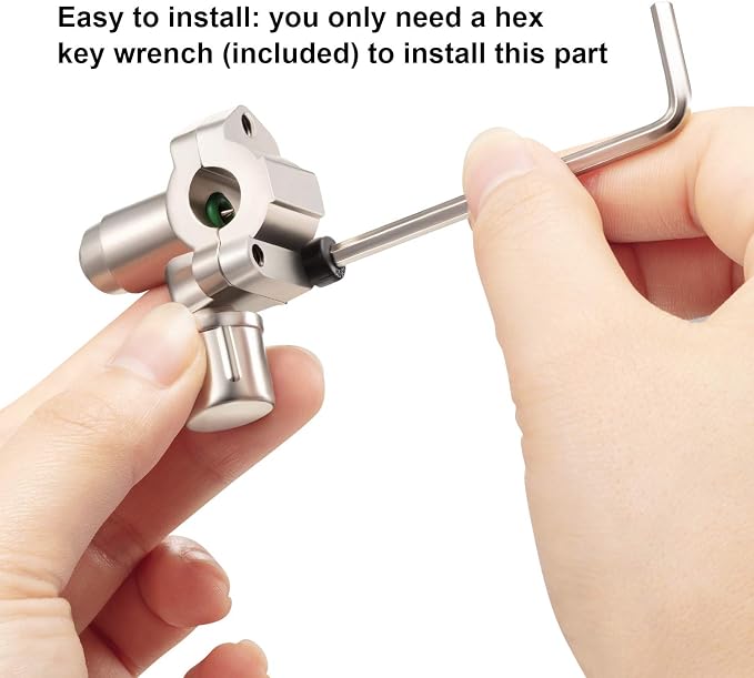 Mudder 2 Pack BPV31 Piercing Tap Valve Kits Compatible with 1/4, 5/16, 3/8 Inch Outer Diameter Pipes and R134A Air Conditioning Refrigerant Charging Hose with Gauge, Connect to R12/ R22 Port Only