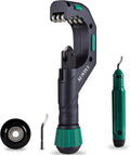 Large Pipe Cutter, 1/4"-2-3/4" OD Tubing Cutter Kit | For Copper, Aluminum, Brass & Thin-Wall Stainless, Includes Deburrer, Spare SKD11 Wheel & HSS Blade