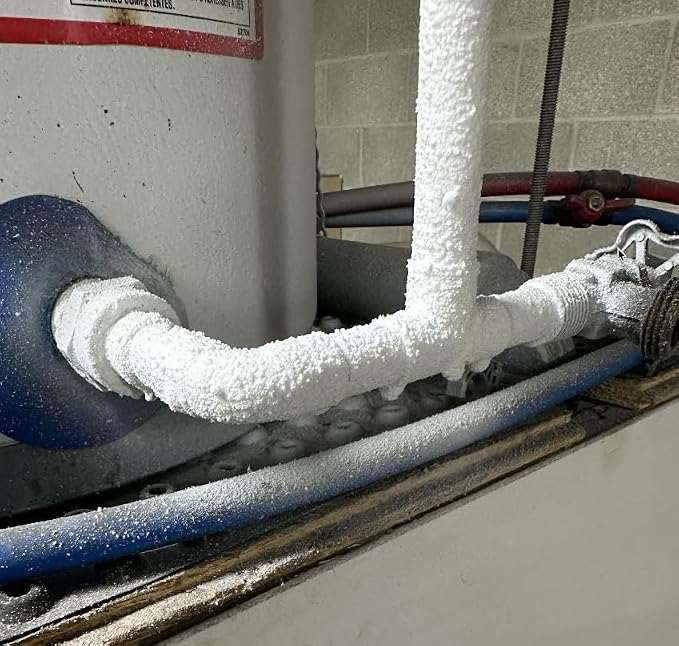 PipeWrap Pipe Insulation Spray Foam for Hard-to-Reach Areas, Fittings & Valves, Anti-Sweat Pipe Coating Spray, Stops Condensation Buildup & Prevents Dripping (Pack of 1)