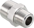 3/4" Male NPT to 1/2" Male NPT SUS304 Hex Nipple | Solid Male Pipe Adapter Hose Connectors for Pipe Repair, Bathroom Remodel, Tool Extensions, Compression, Irrigation