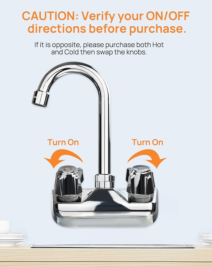 Zn-Alloy Knob Faucet Handle, Blue for Cold