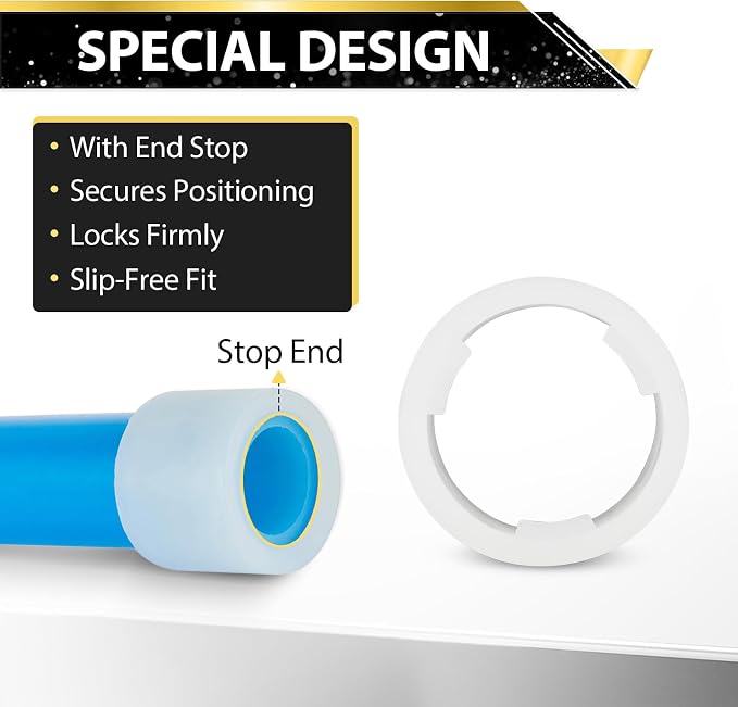 20 Pack Foskan 1-1/2 Inch PEX A Expansion Rings Sleeves | Compatible with PEX A Pipe and expansion Fittings,F1960