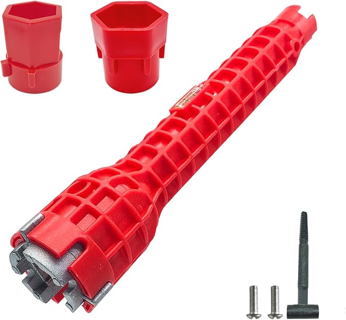 8-in-1 Faucet Wrench, Sink Installation Tool for Tight Spaces