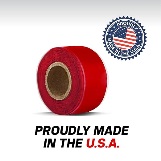 Bond It Rescue Tape, Self-Fusing Silicone for Emergency Plumbing, Pipe & Hose Repair, Electrical Insulation, Waterproof, 950PSI, Made in USA, 1" x 12', White