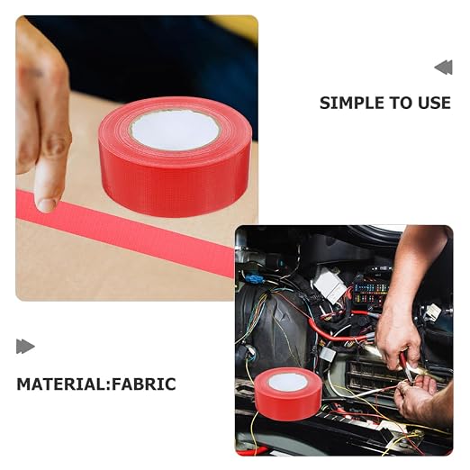 GALPADA Heavy Duty Waterproof Adhesive Hose Seal Tape, 45mm X 50m Red Multi-Purpose Leak Repair Tape for Indoor and Outdoor Sealing