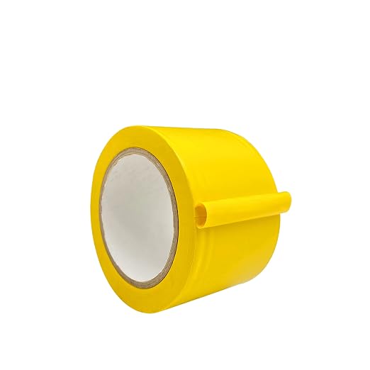 WOD VTC365 Yellow Vinyl Pinstriping Tape, 3 inch x 36 yds. for School Gym Marking Floor, Crafting, & Stripping Arcade1Up, Vehicles and More