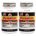 Dynatex Thread Sealant with PTFE 4 oz Bottle (2 Pack) | Non-Toxic, Non-Drying, Leak-Proof Seal, No Lead/Graphite, Ideal for Pipe Fittings
