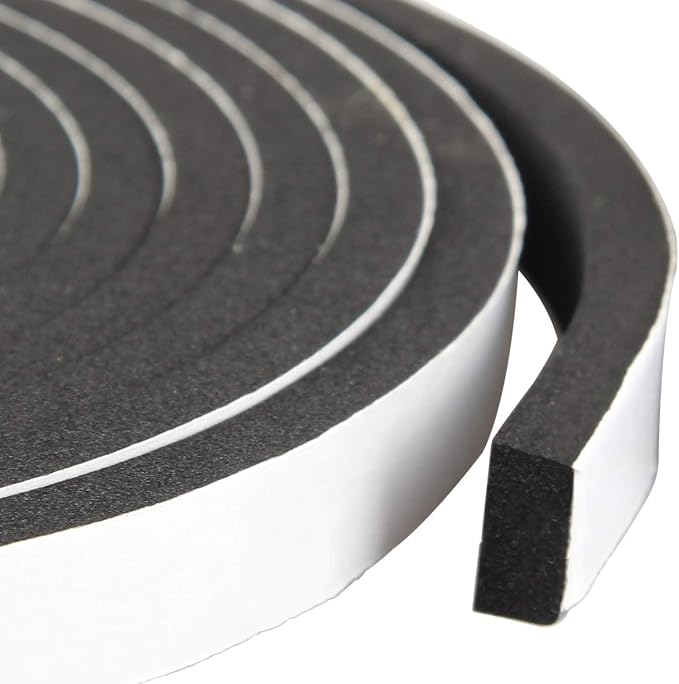 Pipe Insulation Wrap 2" Wide X 32.8 Ft Outdoor Foam And Foil Pipe Wrap Insulation Tape Self Adhesive for Winter Freeze Protection Insulation Wrap for Cold Hot Water Pipes for Reduce Heat Loss (2 Roll)