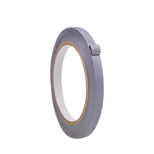 WOD VTC365 Gray Vinyl Pinstriping Tape, 1/2 inch x 36 yds. for School Gym Marking Floor, Crafting, & Stripping Arcade1Up, Vehicles and More